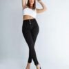 Jean chupin skinny Negro con faja