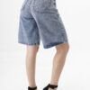 Bermudas de mujer denim, azul claro, bolsillos, pinzas, moda verano, Flex Denim.