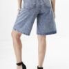Bermudas de mujer algodón orgánico, fabricación nacional, talles especiales, Flex Denim.